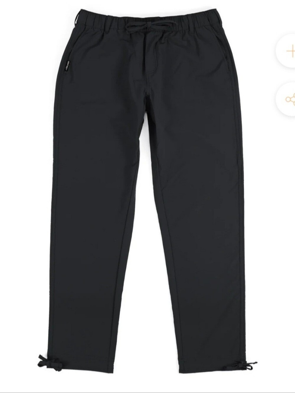 Coalatree Trailhead Water Resistant Black Pants Unisex Size Medium Regular